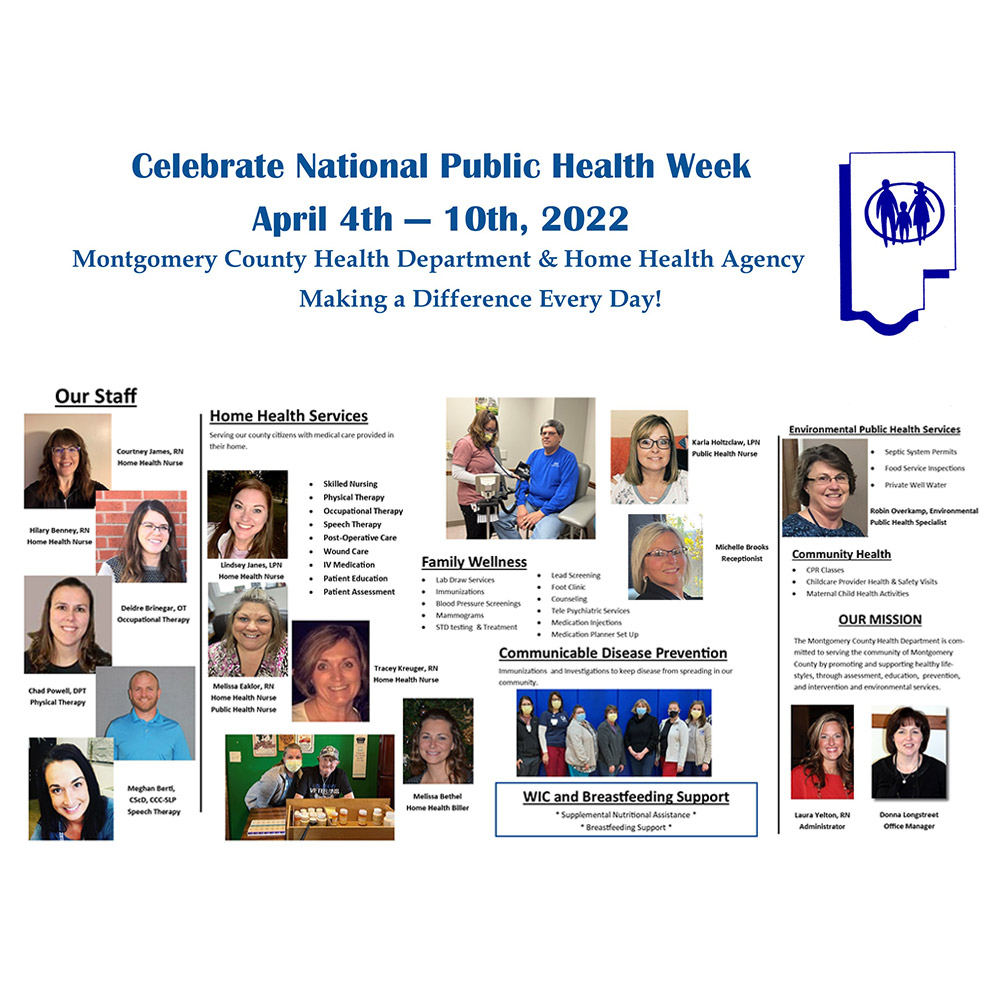 National Public Health Week Montgomery County Health Department